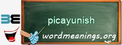 WordMeaning blackboard for picayunish